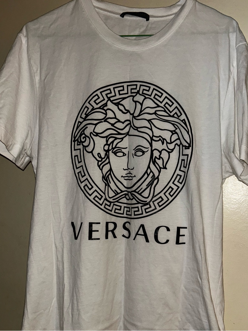 Versace White Short Sleeve Tee with Medusa logo - Picture 2 of 4